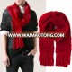 YR718 Real Rabbit Fur Hand Knit Winter Long Scarf for Lovers